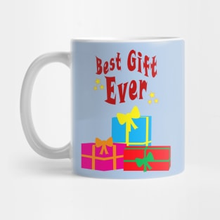 Presents of Gift Boxes with tagline: Best Gift Ever Mug